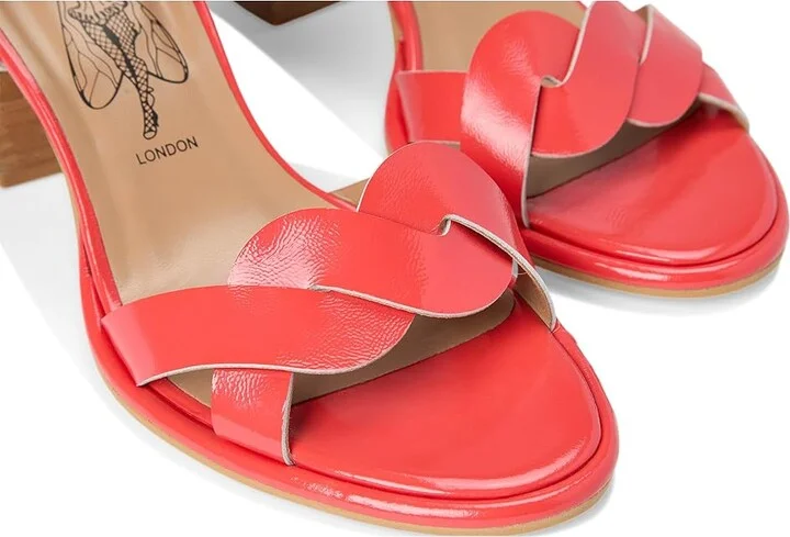 FLY LONDON MoJI263FLY Women's Sandals Scarlet : EU 39 (US Women's 8-8.5) M, Leather/Rubber - Image 7