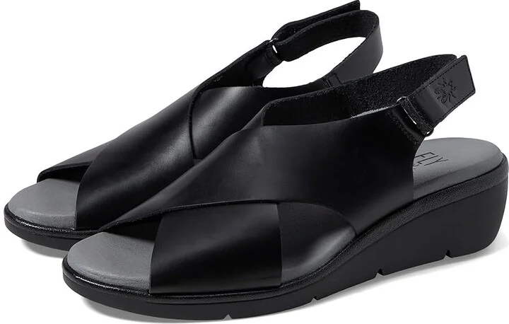 FLY LONDON NABI058FLY Women's Shoes Black Bridle : EU 36 (US Women's 5.5-6) M, Leather