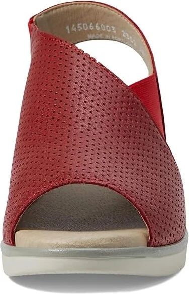FLY LONDON NISI066FLY Women's Shoes Lipstick Red Mousse : EU 38 (US Women's 7.5-8) M, Leather - Image 2
