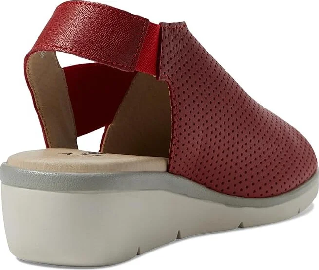 FLY LONDON NISI066FLY Women's Shoes Lipstick Red Mousse : EU 38 (US Women's 7.5-8) M, Leather - Image 4