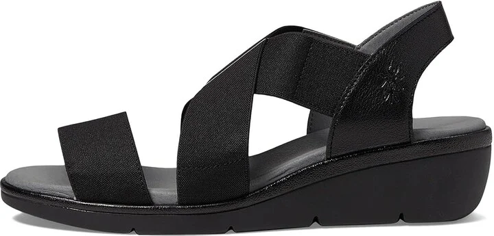 FLY LONDON NOLI056FLY Women's Shoes Black Mousse/Grograin : EU 38 (US Women's 7.5-8) M, Leather - Image 5