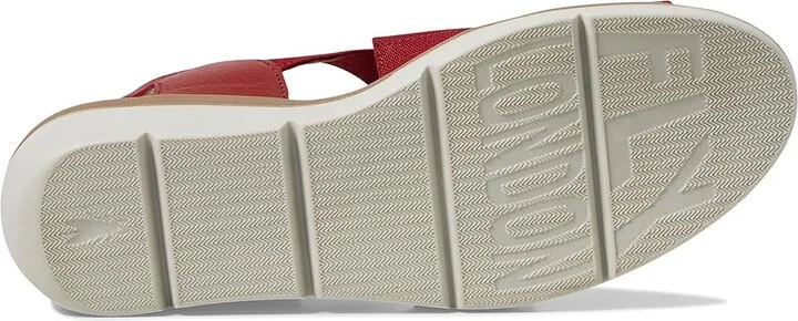 FLY LONDON NOLI056FLY Women's Shoes Lipstick Red Mousse/Grograin : EU 38 (US Women's 7.5-8) M, Leather - Image 3