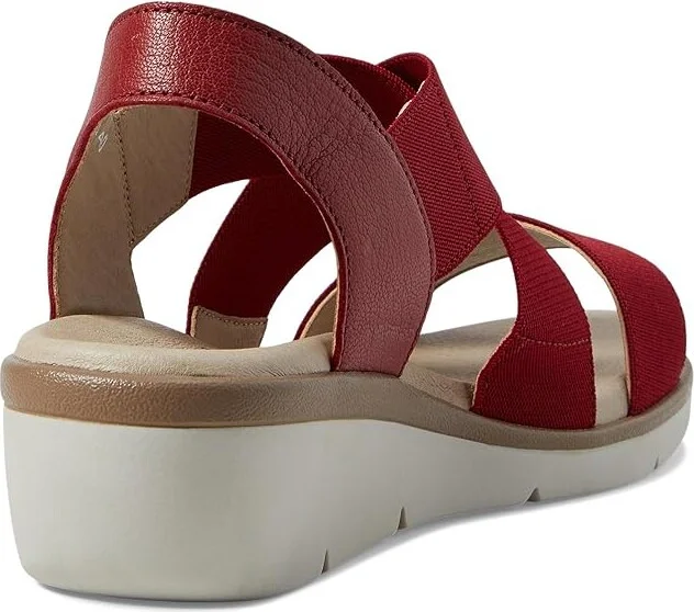 FLY LONDON NOLI056FLY Women's Shoes Lipstick Red Mousse/Grograin : EU 38 (US Women's 7.5-8) M, Leather - Image 4