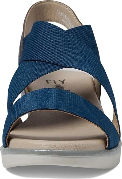 FLY LONDON NOLI056FLY Women's Shoes Ocean Mousse/Grograin : EU 36 (US Women's 5.5-6) M, Leather - Image 2