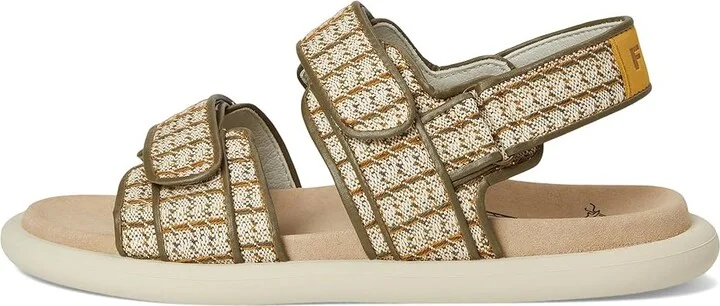 FLY LONDON PAAV228FLY Women's Sandals Khaki : EU 39 (US Women's 8-8.5) M, Rubber/Textile - Image 6