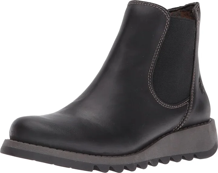 FLY LONDON SALV Women's Shoes Black Rug : EU 36 (US Women's 5.5-6) M, Leather - Image 2