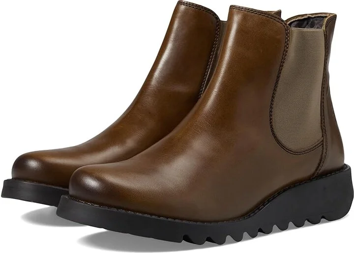FLY LONDON SALV Women's Shoes Olive Rug : EU 38 (US Women's 7.5-8) M, Leather/Rubber