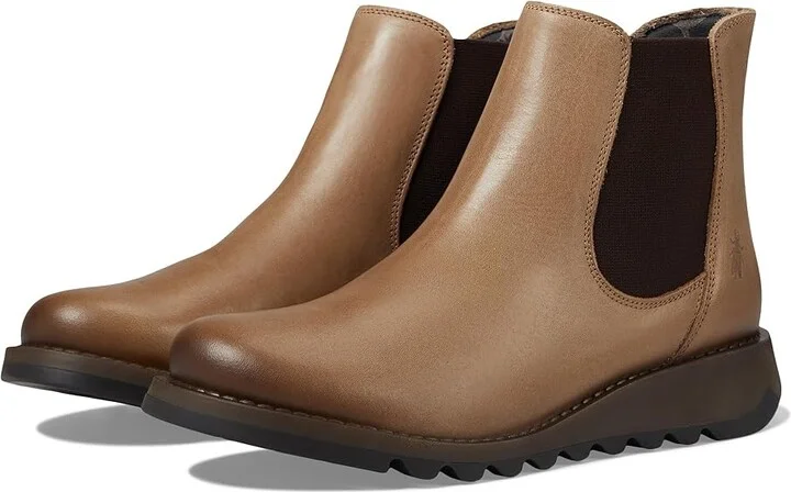 FLY LONDON SALV Women's Shoes Taupe : EU 36 (US Women's 5.5-6) M, Leather