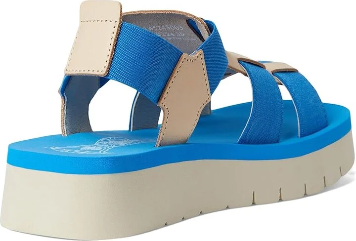 FLY LONDON SAMB245FLY Women's Sandals Black/Agreen : EU 39 (US Women's 8-8.5) M, Leather - Image 10