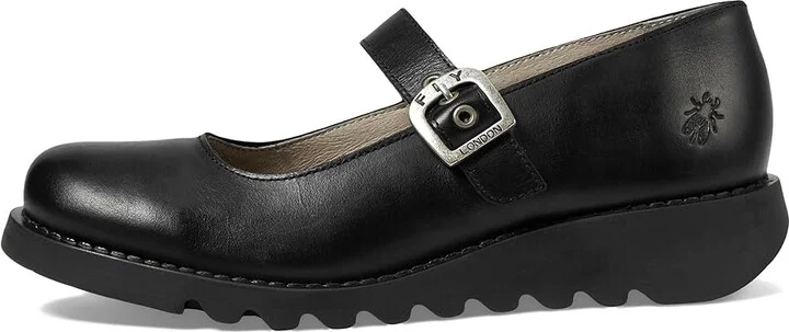 FLY LONDON SAMP132FLY High Heels Black : EU 38 (US Women's 7.5-8) M, Leather - Image 5