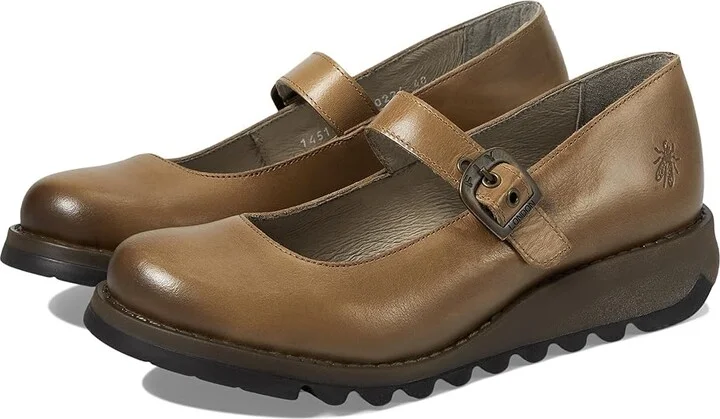 FLY LONDON SAMP132FLY High Heels Taupe : EU 41 (US Women's 10-10.5) M, Leather