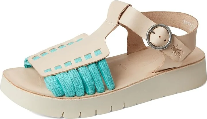 FLY LONDON SARF251FLY Women's Sandals Natural : EU 40 (US Women's 9-9.5) M, Leather - Image 5