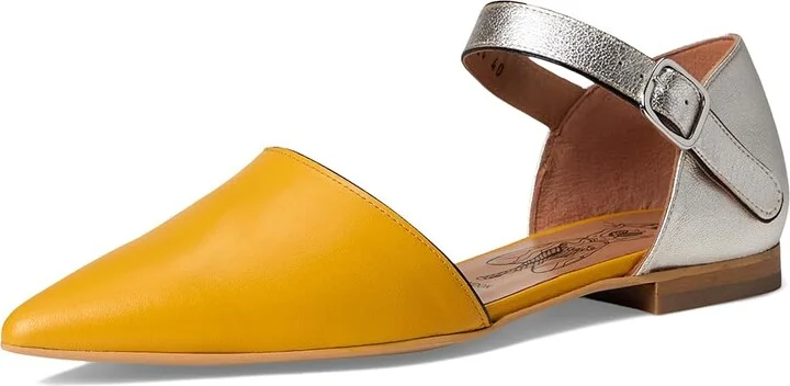 FLY LONDON SARJ266FLY Women's Flat Shoes Yellow : EU 36 (US Women's 5.5-6) M, Leather - Image 5