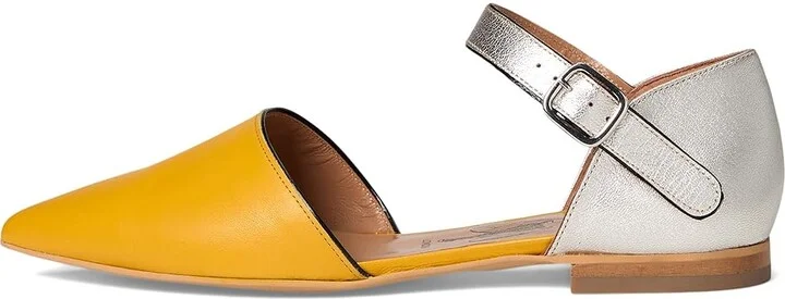 FLY LONDON SARJ266FLY Women's Flat Shoes Yellow : EU 36 (US Women's 5.5-6) M, Leather - Image 6