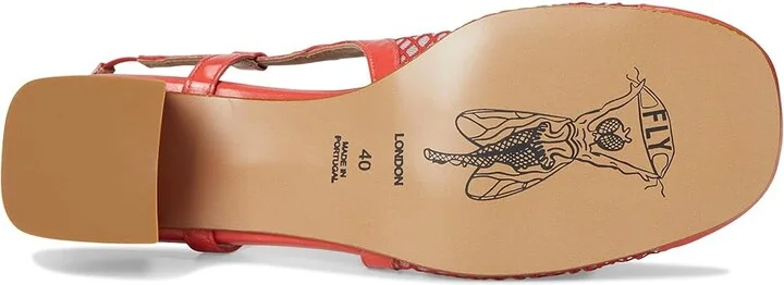 FLY LONDON SOKI273FLY Women's Flat Shoes Scarlet : EU 37 (US Women's 6.5-7) M, Leather/Rubber - Image 3