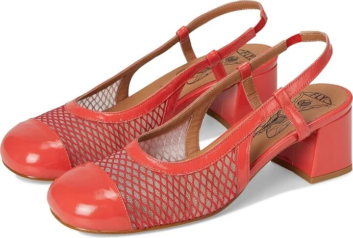 FLY LONDON SOKI273FLY Women's Flat Shoes Scarlet : EU 37 (US Women's 6.5-7) M, Leather/Rubber