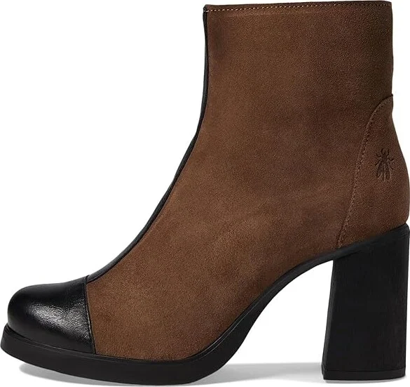 FLY LONDON STIR985FLY Women's Shoes Black/Taupe : EU 41 (US Women's 10-10.5) M, Leather - Image 6
