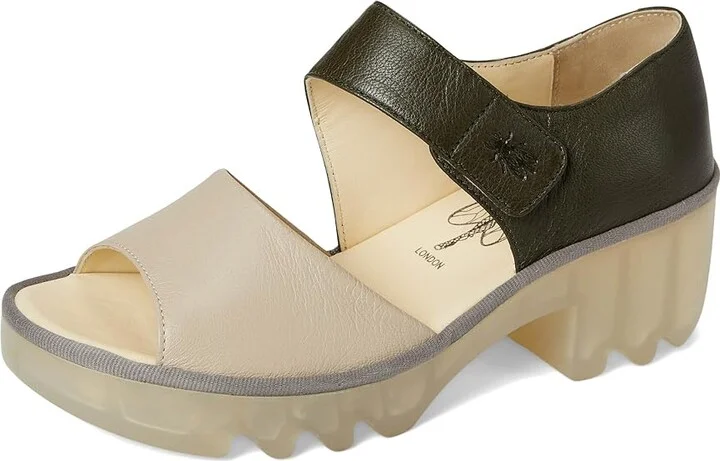FLY LONDON TAAR558FLY Women's Sandals Taupe/Khaki : EU 40 (US Women's 9-9.5) M, Leather - Image 5