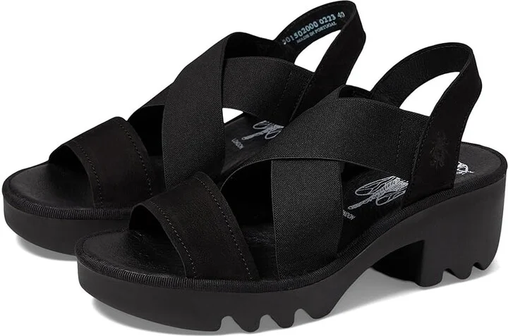 FLY LONDON TAJI502FLY Women's Shoes Black Cupido : EU 38 (US Women's 7.5-8) M, Leather