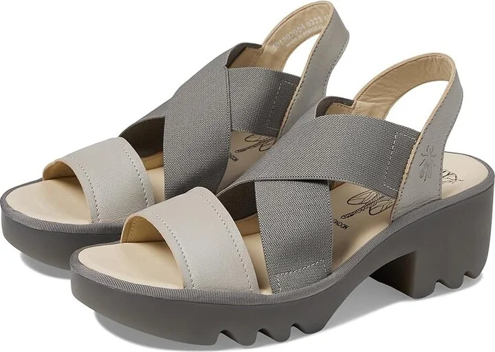 FLY LONDON TAJI502FLY Women's Shoes Silver Borgogna : EU 36 (US Women's 5.5-6) M, Leather
