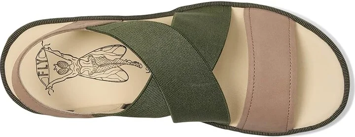 FLY LONDON TAJI502FLY Women's Shoes Taupe/Khaki : EU 39 (US Women's 8-8.5) M, Leather - Image 2