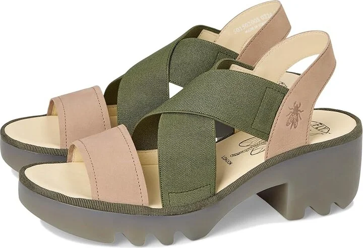 FLY LONDON TAJI502FLY Women's Shoes Taupe/Khaki : EU 39 (US Women's 8-8.5) M, Leather