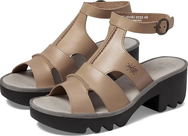 FLY LONDON TAWI496FLY Women's Shoes Taupe Brooklyn : EU 36 (US Women's 5.5-6) M, Leather