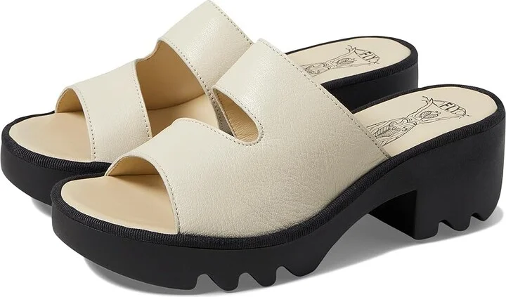 FLY LONDON TECH493FLY Women's Shoes Off-White Mousse : EU 38 (US Women's 7.5-8) M, Leather