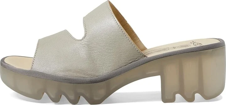 FLY LONDON TECH493FLY Women's Shoes Silver Borgogna : EU 38 (US Women's 7.5-8) M, Leather - Image 5