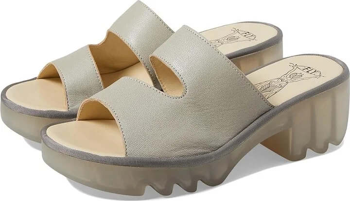 FLY LONDON TECH493FLY Women's Shoes Silver Borgogna : EU 38 (US Women's 7.5-8) M, Leather