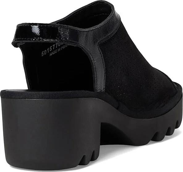 FLY LONDON TEIF577FLY Women's Sandals Black : EU 40 (US Women's 9-9.5) M, Leather - Image 4
