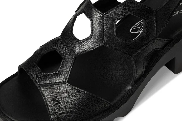 FLY LONDON TEWA573FLY Women's Sandals Black : EU 37 (US Women's 6.5-7) M, Leather - Image 7