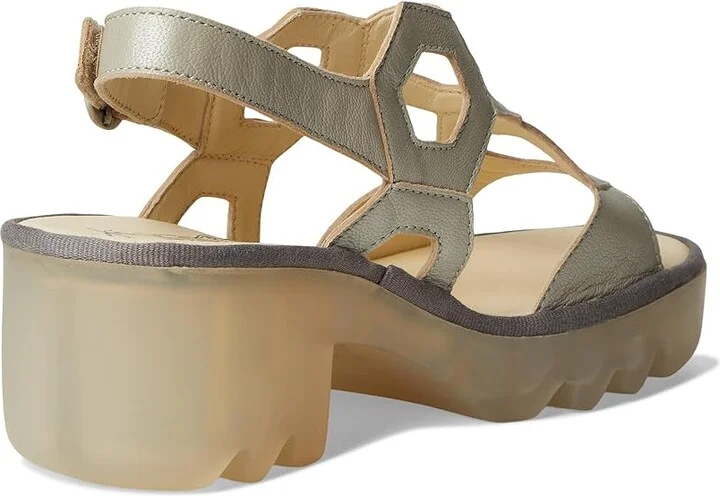 FLY LONDON TEWA573FLY Women's Sandals Black/White : EU 40 (US Women's 9-9.5) M, Leather - Image 10
