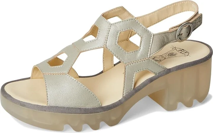 FLY LONDON TEWA573FLY Women's Sandals Black/White : EU 40 (US Women's 9-9.5) M, Leather - Image 11