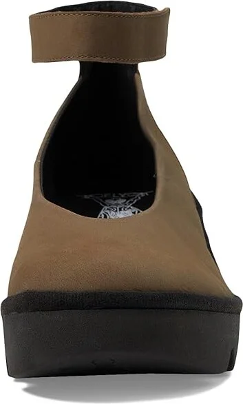 FLY LONDON TIRY497FLY High Heels Khaki : EU 40 (US Women's 9-9.5) M, Leather - Image 2