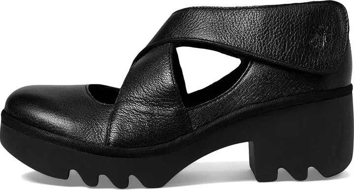 FLY LONDON TOGO533FLY High Heels Black : EU 40 (US Women's 9-9.5) M, Leather - Image 5
