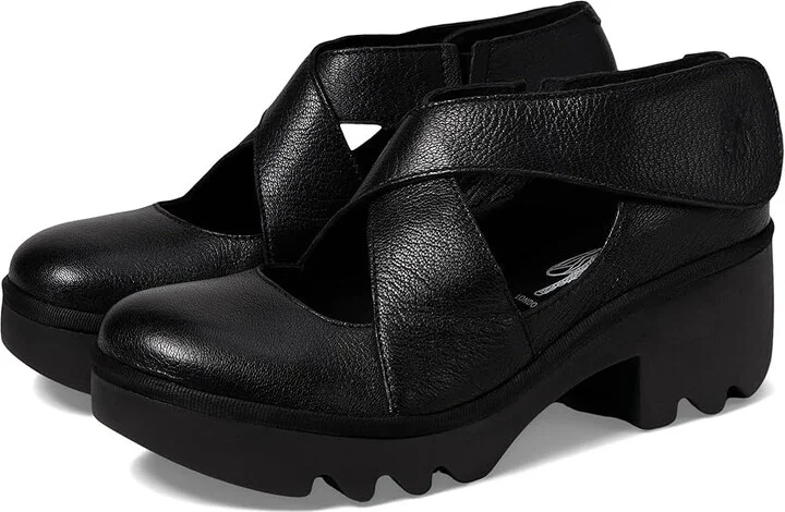 FLY LONDON TOGO533FLY High Heels Black : EU 40 (US Women's 9-9.5) M, Leather