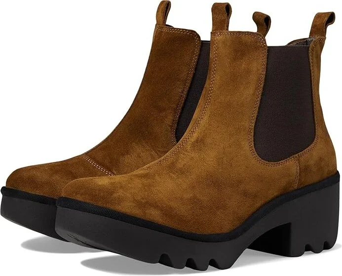 FLY LONDON TRIG514FLY Women's Boots Tobacco : EU 39 (US Women's 8-8.5) M, Leather