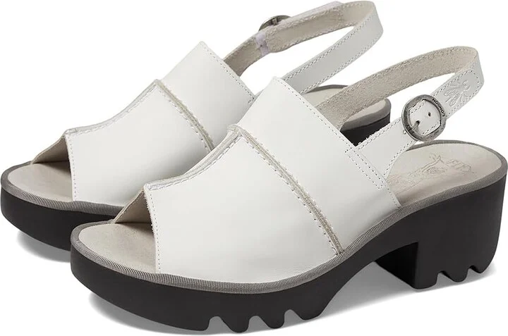 FLY LONDON TUPI495FLY Women's Shoes Off-White Bridle : EU 37 (US Women's 6.5-7) M, Leather