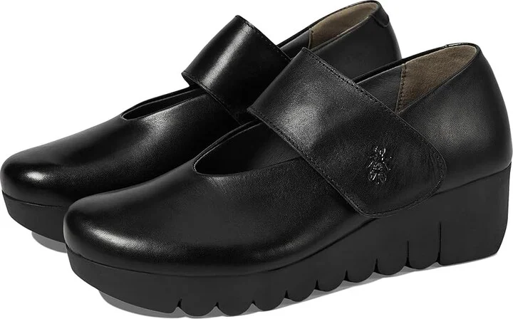FLY LONDON VARI188FLY High Heels Black : EU 38 (US Women's 7.5-8) M, Leather