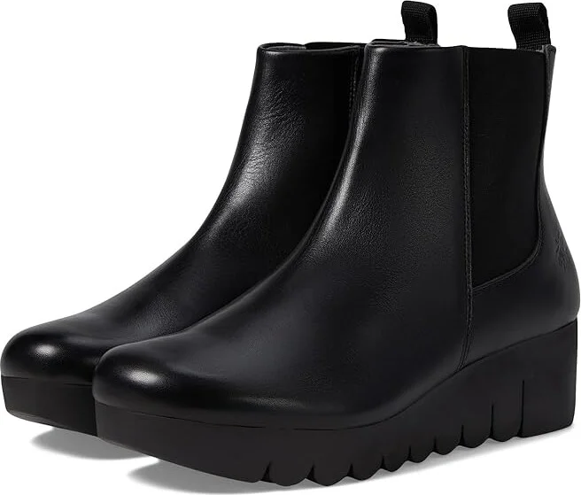 FLY LONDON VAZE177FLY Women's Boots Black : EU 39 (US Women's 8-8.5) M, Leather