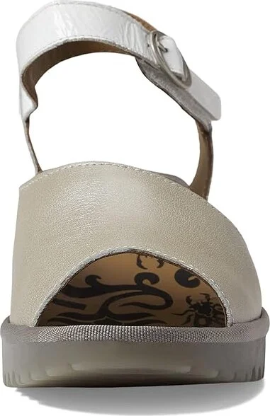 FLY LONDON WELY439FLY Women's Shoes Silver/Off-White Borgogna/Luxor : EU 41 (US Women's 10-10.5) M, Leather - Image 2