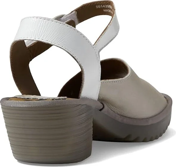 FLY LONDON WELY439FLY Women's Shoes Silver/Off-White Borgogna/Luxor : EU 41 (US Women's 10-10.5) M, Leather - Image 4