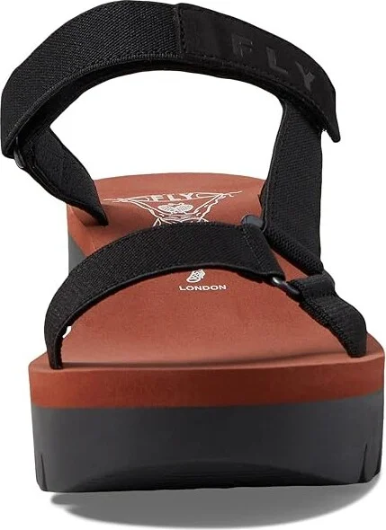 FLY LONDON YAKA037FLY Women's Shoes Black Cupido/Elastic : EU 41 (US Women's 10-10.5) M, Leather - Image 2