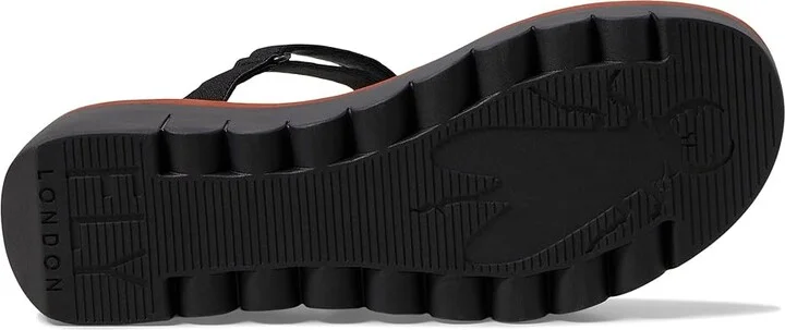 FLY LONDON YAKA037FLY Women's Shoes Black Cupido/Elastic : EU 41 (US Women's 10-10.5) M, Leather - Image 3