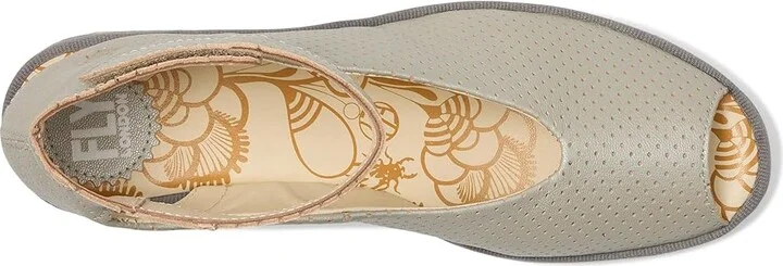 FLY LONDON Yala376Fly Perf Women's Sandals Silver : EU 37 (US Women's 6.5-7) M, Leather/Rubber - Image 2