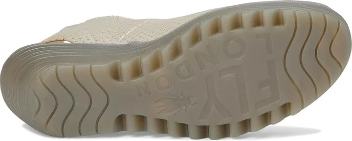 FLY LONDON Yala376Fly Perf Women's Sandals Silver : EU 37 (US Women's 6.5-7) M, Leather/Rubber - Image 3