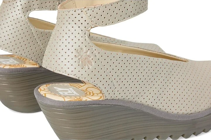 FLY LONDON Yala376Fly Perf Women's Sandals Silver : EU 37 (US Women's 6.5-7) M, Leather/Rubber - Image 7