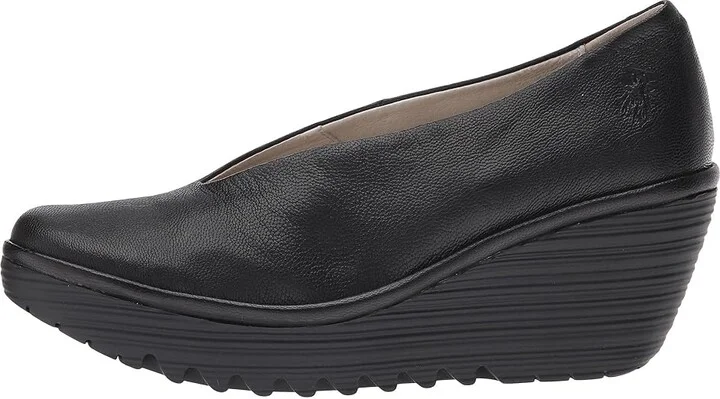 FLY LONDON Yaz Women's Shoes Black Mousse : EU 41 (US Women's 10-10.5) M, Leather - Image 7