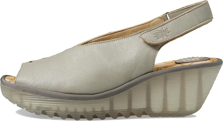 FLY LONDON YEAY387FLY Women's Shoes Silver Borgogna : EU 38 (US Women's 7.5-8) M, Synthetic - Image 5